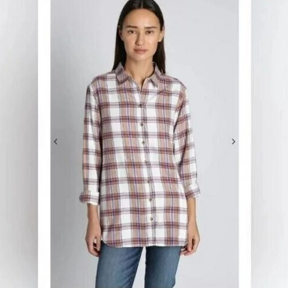 Jachs Girlfriend Women’s Flannel Sweater L - Picture 1 of 4